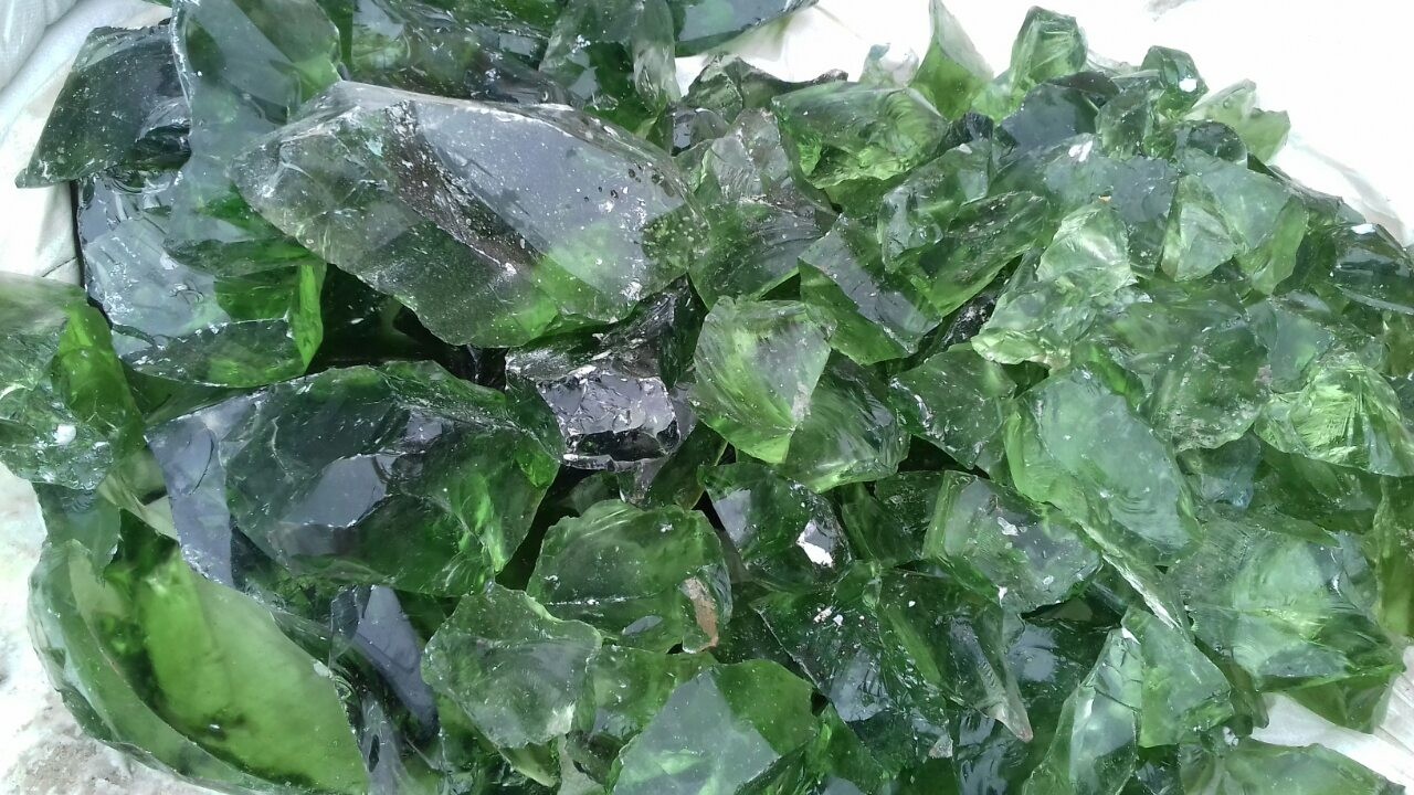 Стеклянные камни Light Green