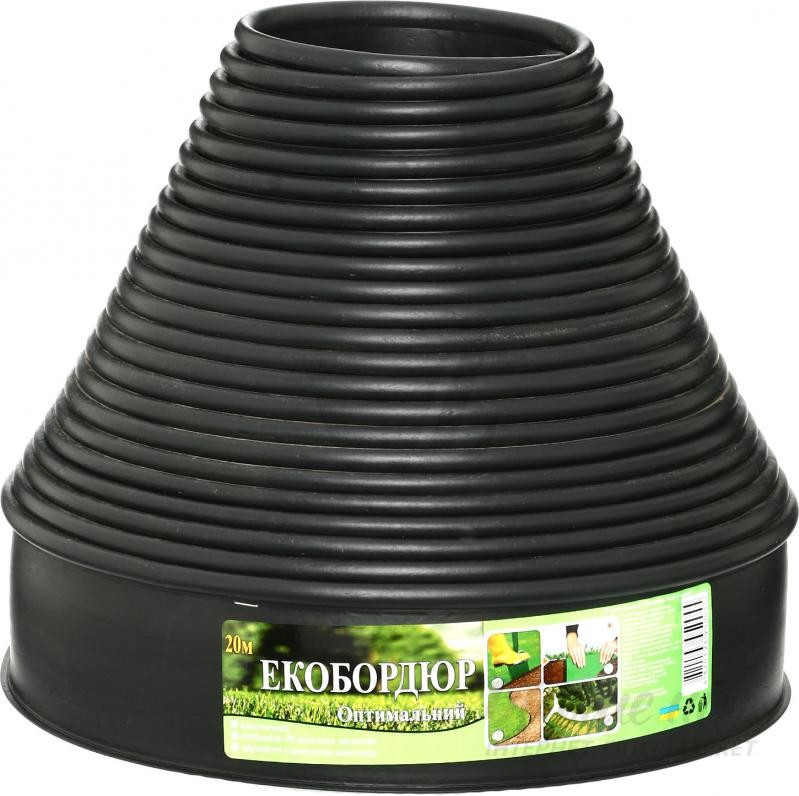 Екобордюр чорний