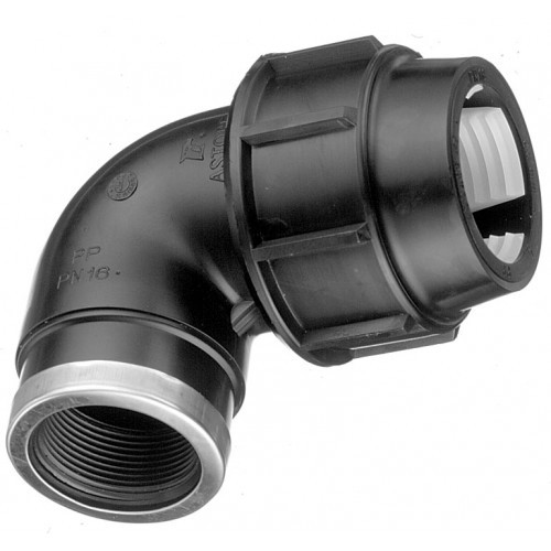 Коліно з внутрішнім різьбленням 75x3