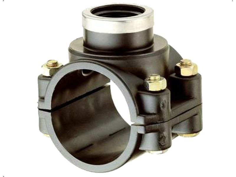 Хомут для врізки з металевим кільцем 40х3/4 "