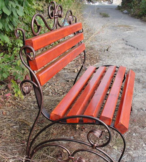 Лавочка кована для двох MS-LSK-02K