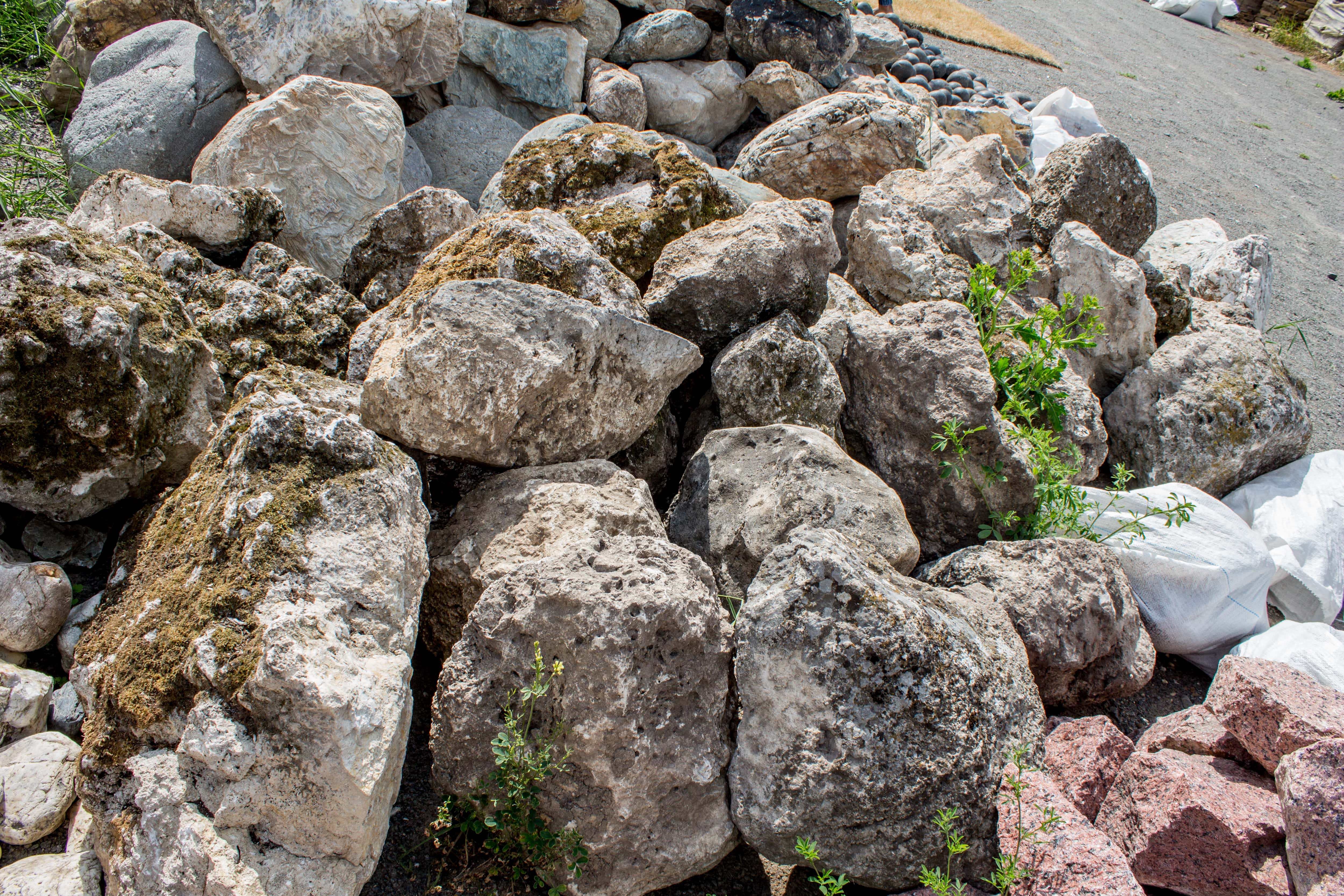 Камінь лісовий з мохом