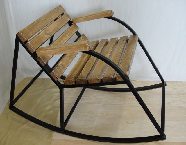 Садове крісло-качалка MS-Loft-01
