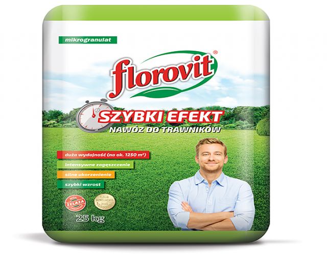 Добриво для газонів "Швидкий ефект" 25 кг. FLOROVIT