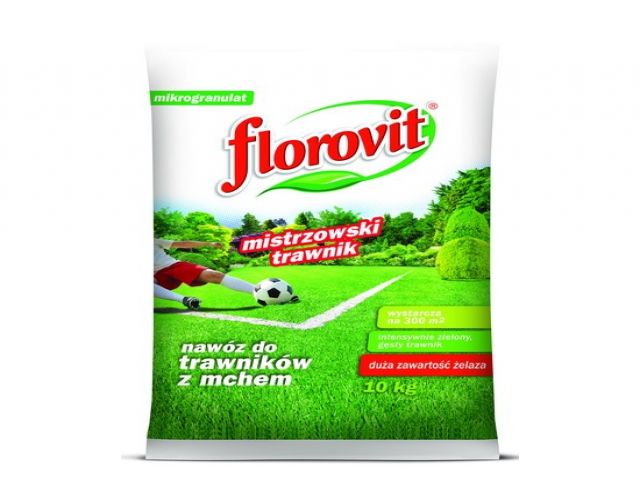 Удобрение для газонов с мхом 10кг. FLOROVIT