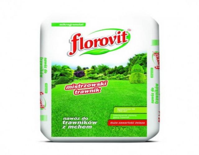 Добриво для газонів з мохом 25 кг. FLOROVIT