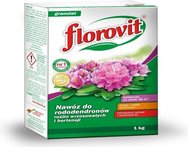 Удобрение для рододендронов 1кг. (коробка) FLOROVIT