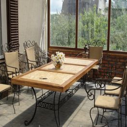 Набір кованих меблів для тераси MS-NS-003