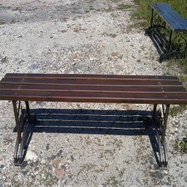 Садовая лавка кованая MS-LРS-013