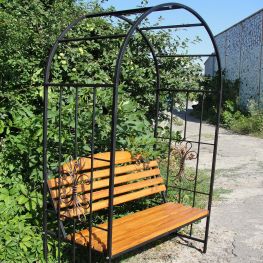 Садова лавка-арка (120х210 см) MS-LAS-04-210