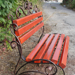 Лавочка кованая, для 2-х человек MS-LSK-02K