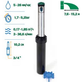 Роторний зрошувач RAIN BIRD 5004PL-SAM-PRS-SS