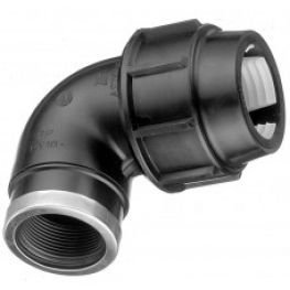 Колено с внутренней резьбой 16x1/2&quot;